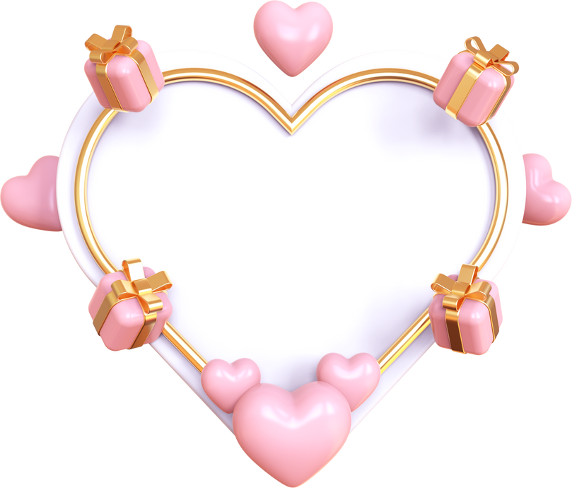 3D Valentine Frame
